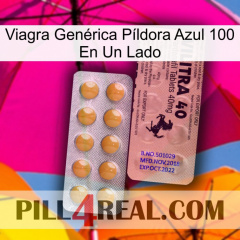 Viagra Genérica Píldora Azul 100 En Un Lado 41